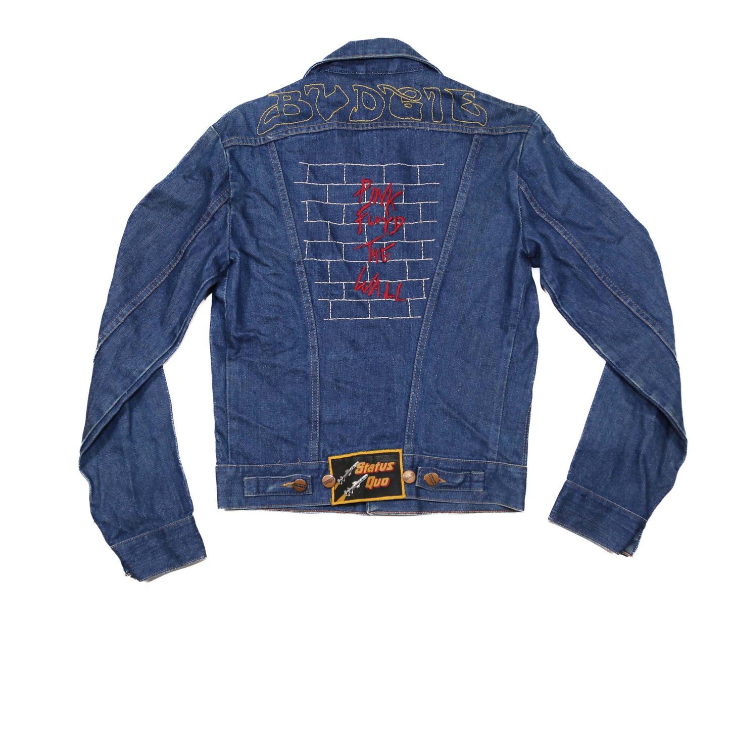 1970's Wrangler Denim Jacket with Band Embroidery - XS/S