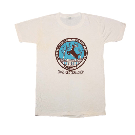 "Cross Fork Tackle Shop" T-shirt - S/M