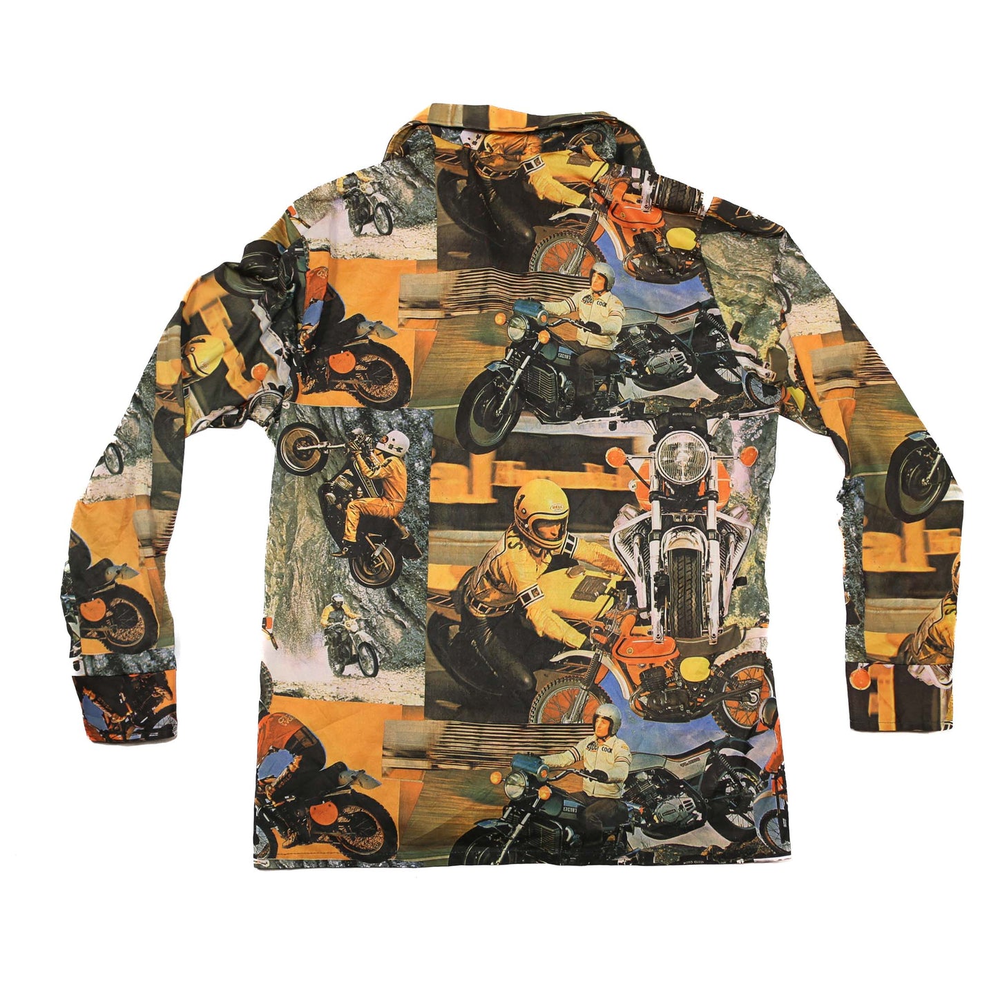 1970's Motorcycle Disco Shirt -M