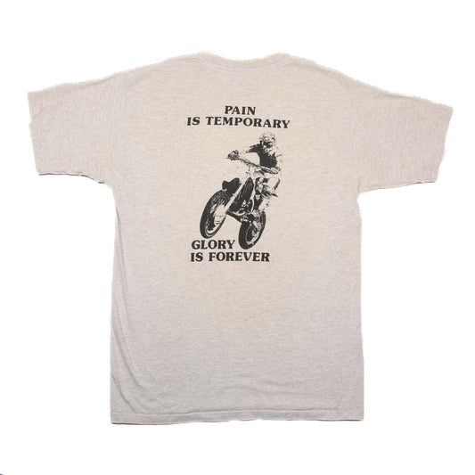 "Pain is Temporary" vintage Motorcross t-shirt - M