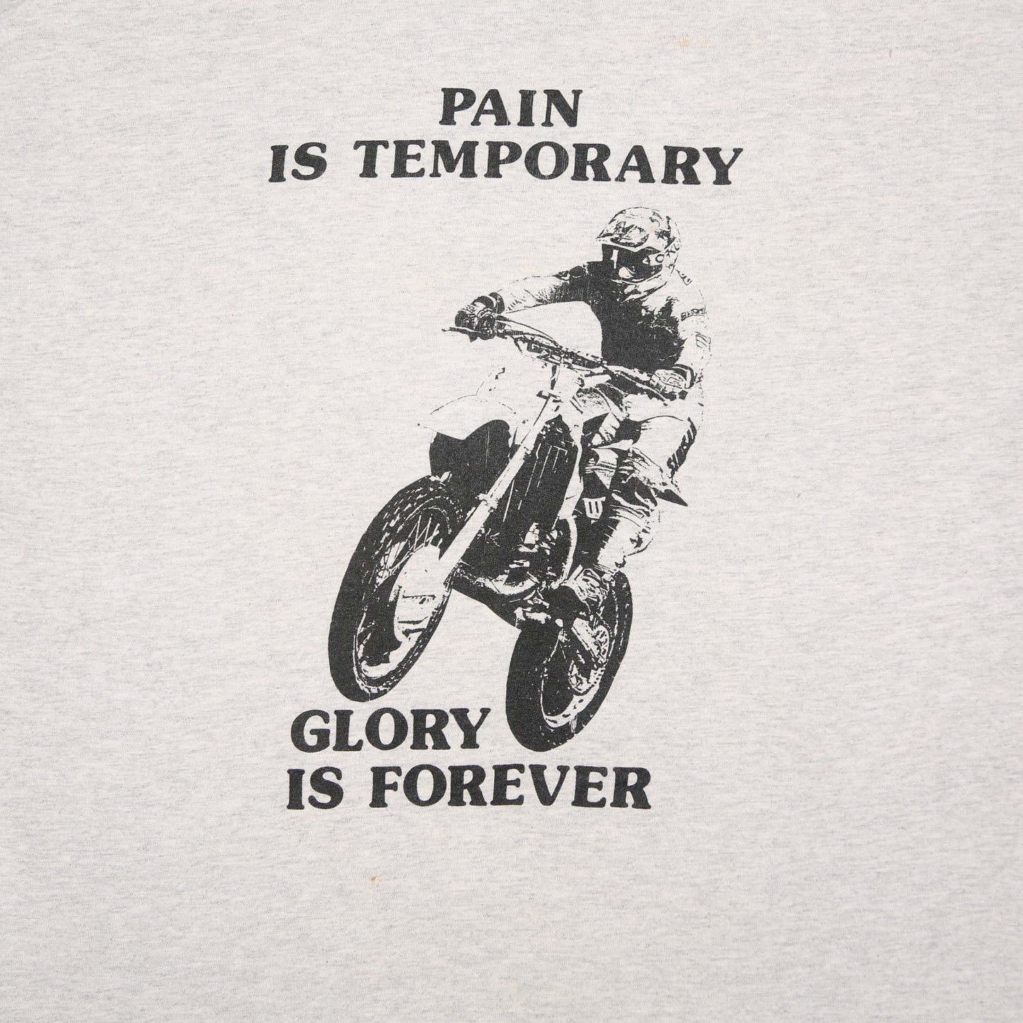 "Pain is Temporary" vintage Motorcross t-shirt - M