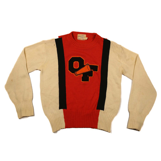 1950's "Jean-lee" OF Cheerleading Jumper - M