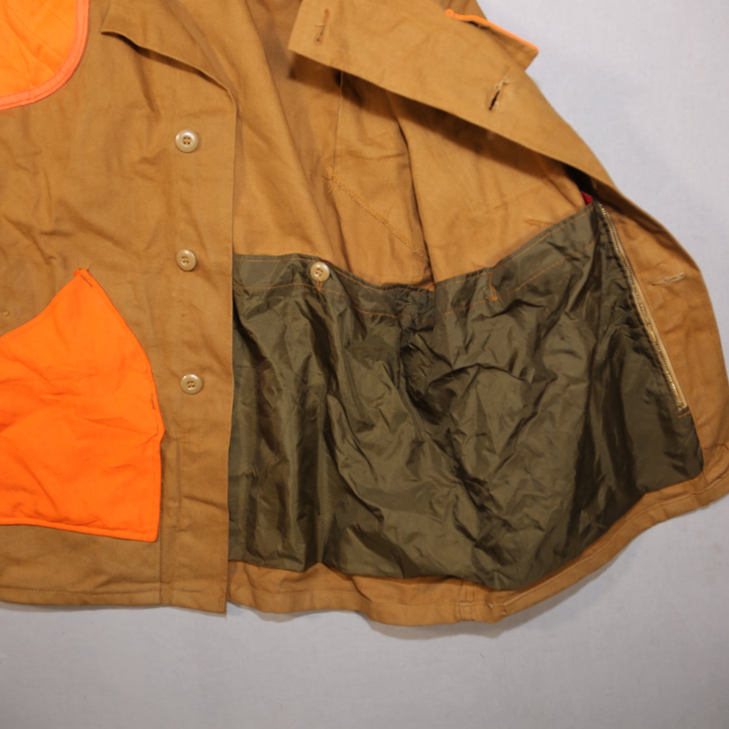 1970's Waxed Cotton Hunting Jacket - L