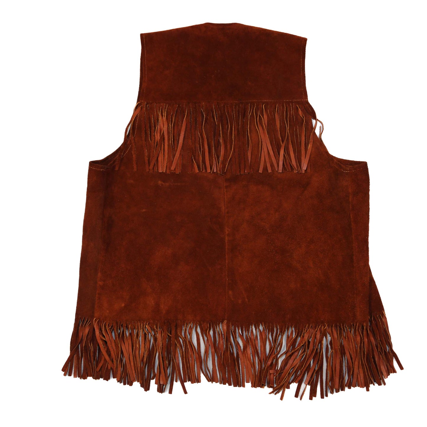 1970's Suede Tassel vest - S/M