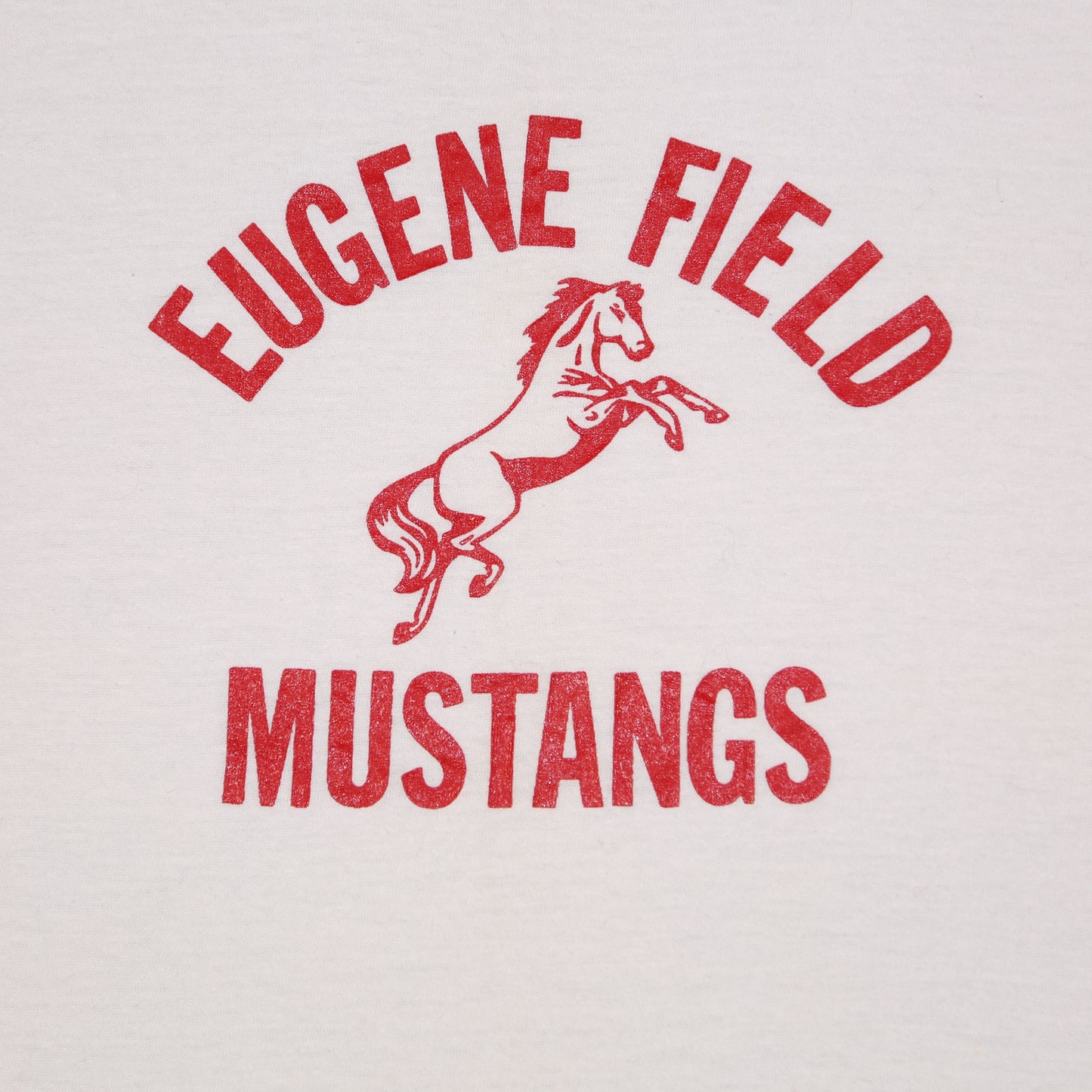 1970's "Eugene Field Mustangs" Ringer t-shirt - S