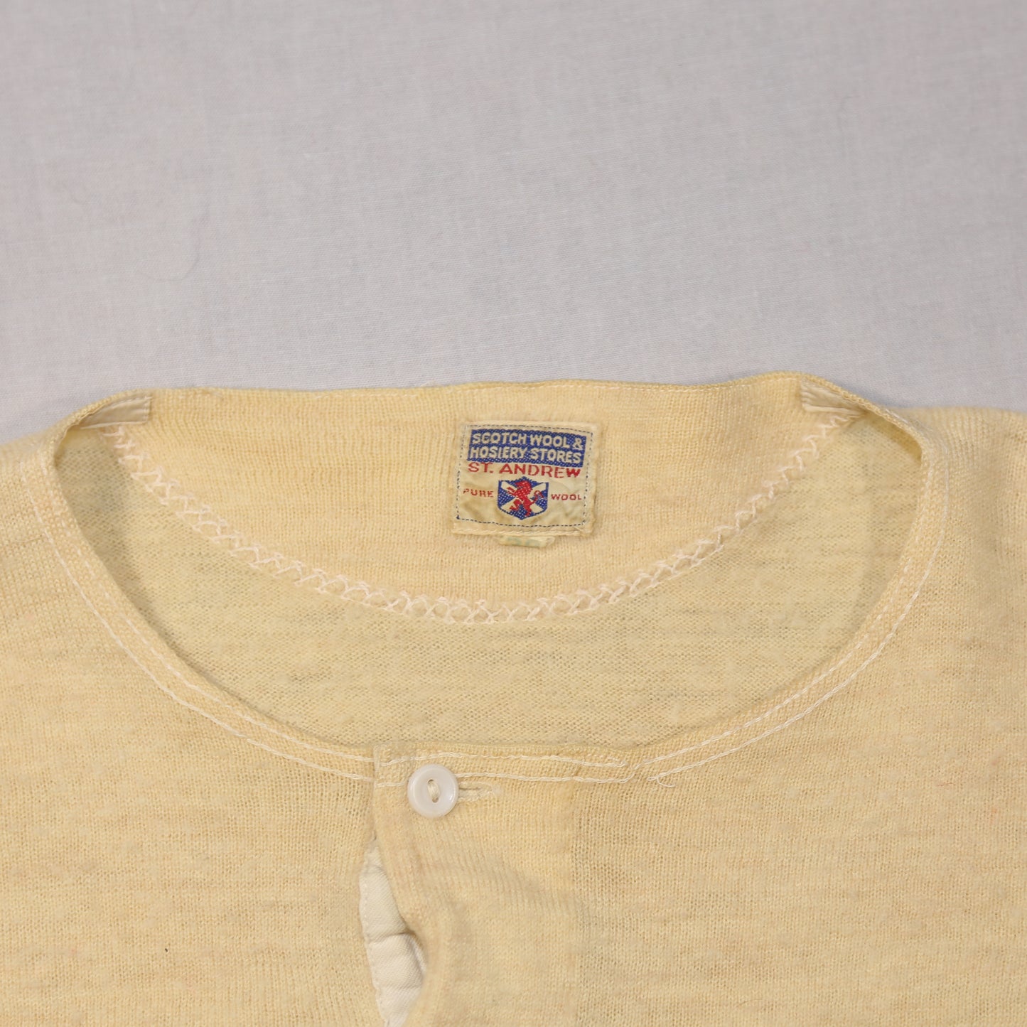 1930's/40's wool Undershirt - XS/S