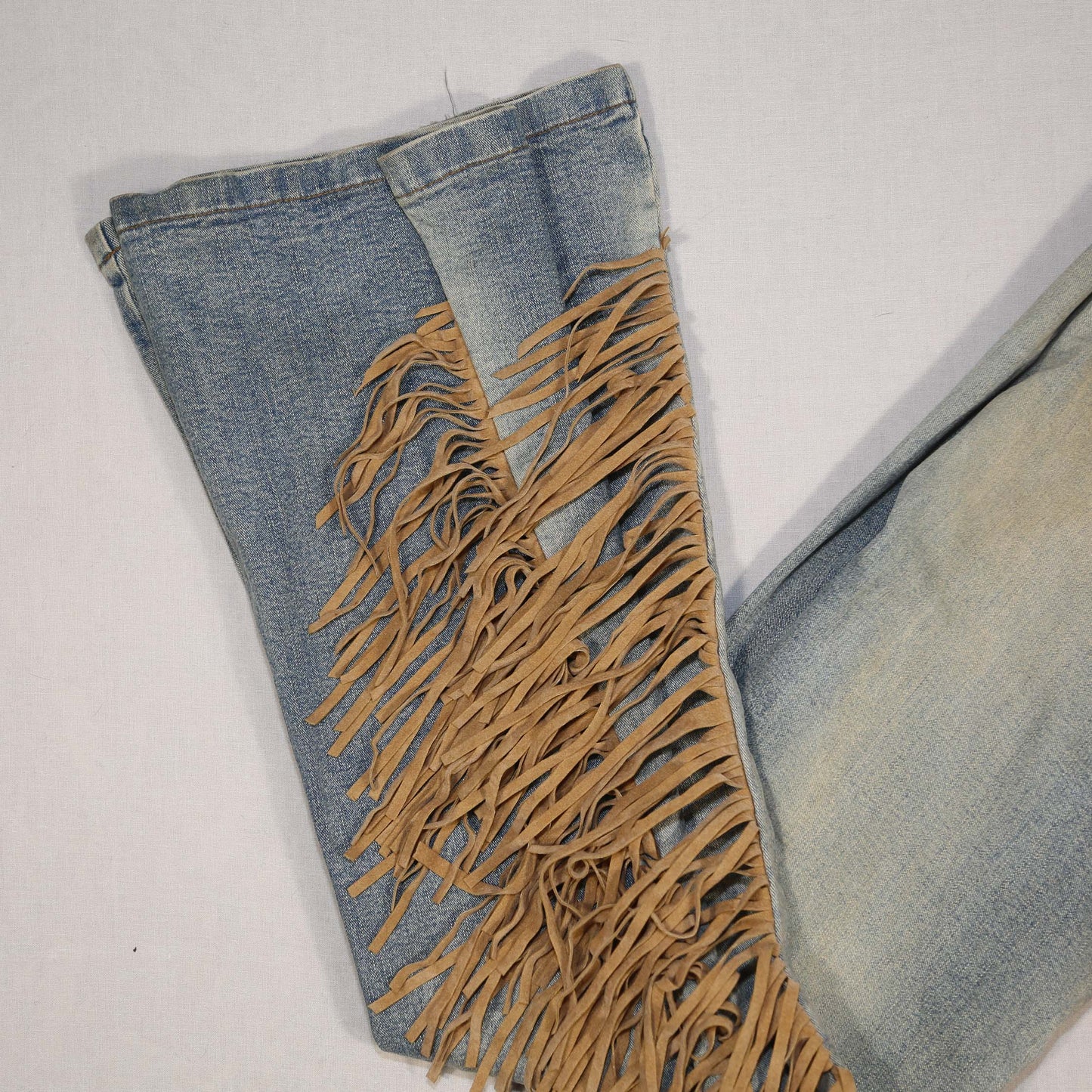 Fringed Tassel Jeans - Size 8/10 W:28 L:31