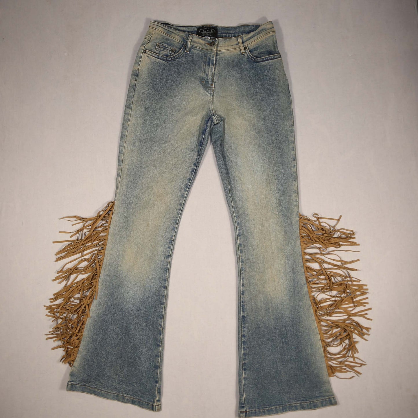 Fringed Tassel Jeans - Size 8/10 W:28 L:31