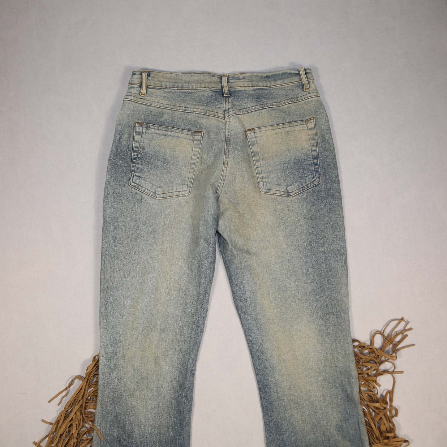 Fringed Tassel Jeans - Size 8/10 W:28 L:31