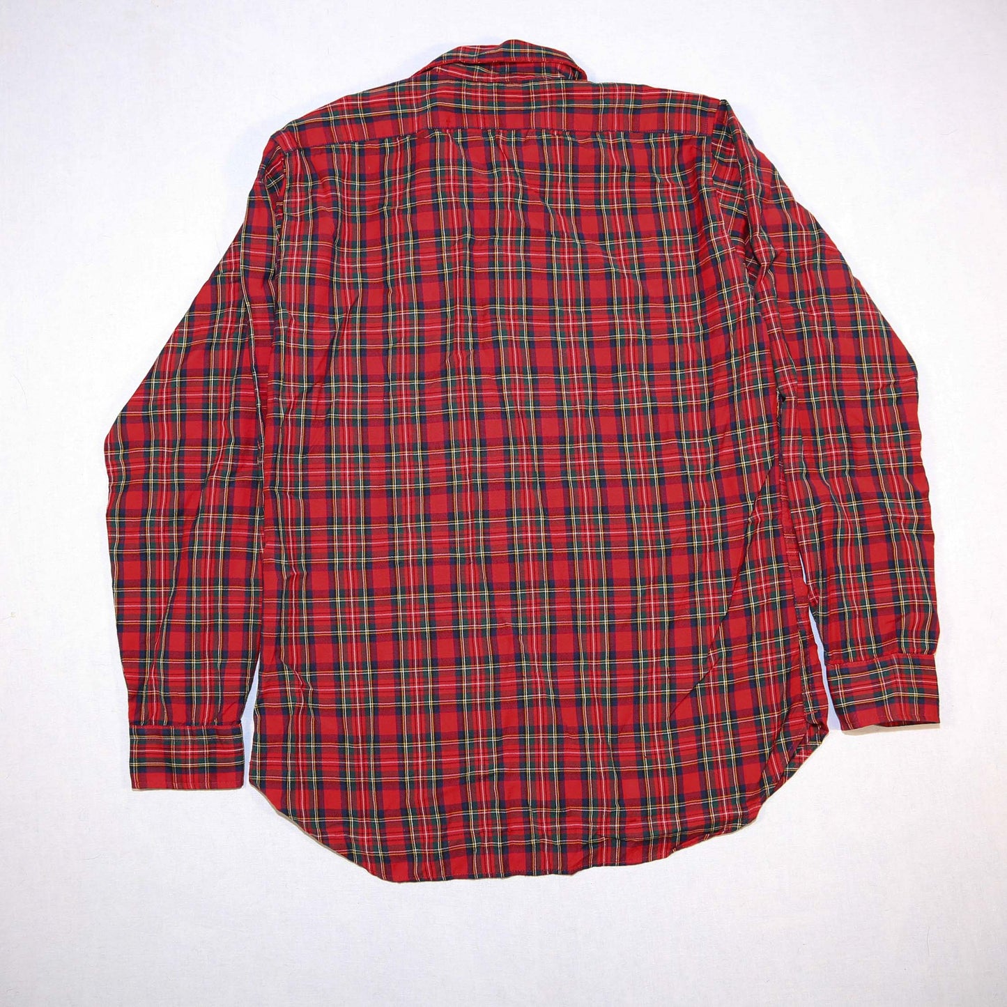 1970's Pendleton Red Tartan Wool Shirt - M