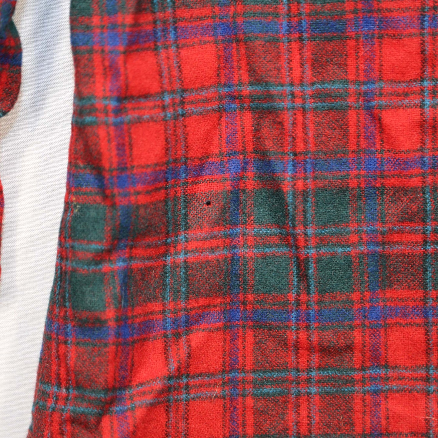 1970's Pendleton Red/green chequered Wool Shirt - M