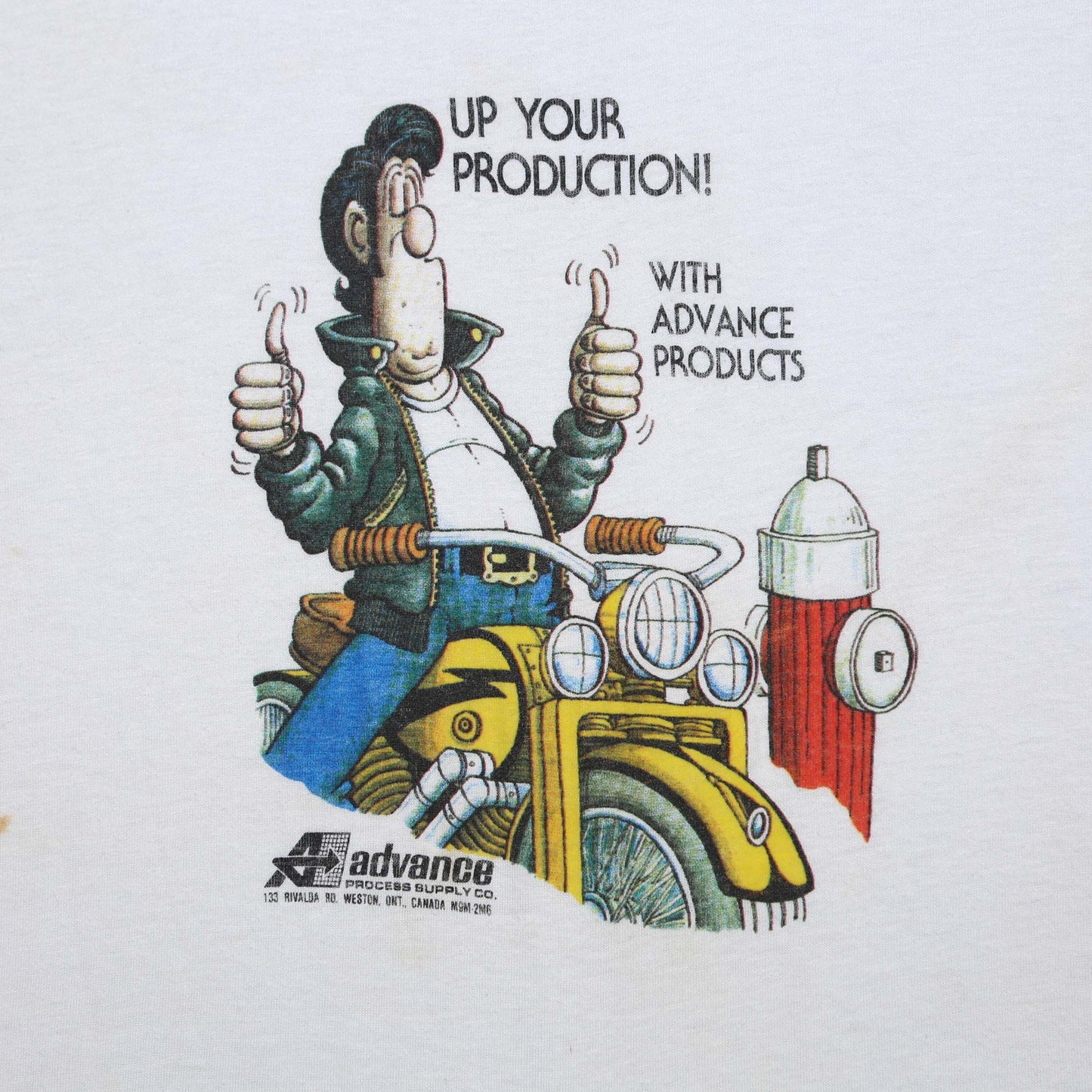 Up your production ringer t-shirt - XS