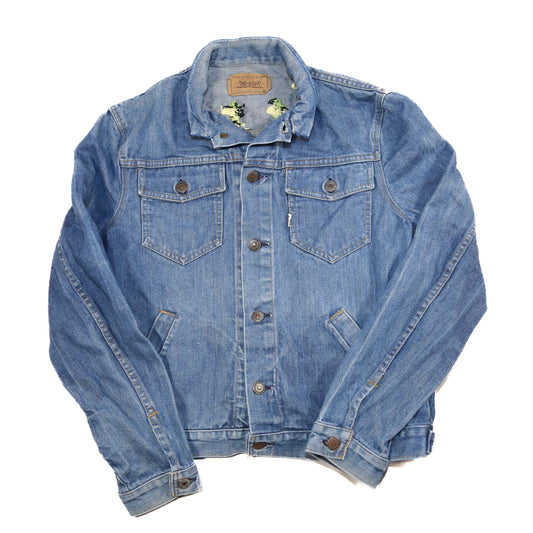 Snoopy Embroidered Levi's Denim Jacket - M