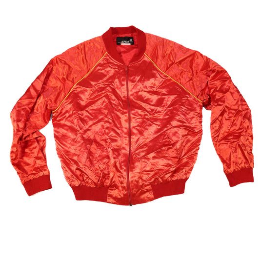 1980's U.S MARINE CORP Satin Bomber Jacket - XL