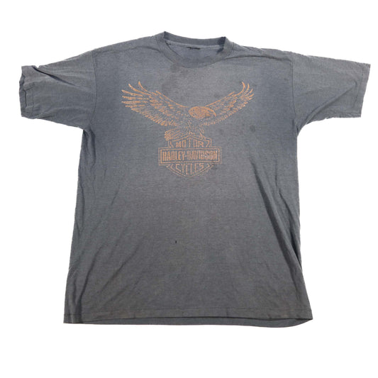 90's Harley Davidson Shield bar and Eagle T-shirt - M/L