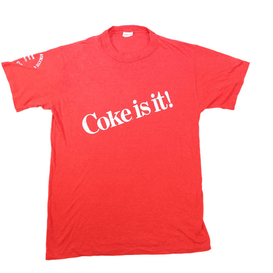 1980's "Coke is it!" T-shirt - XS