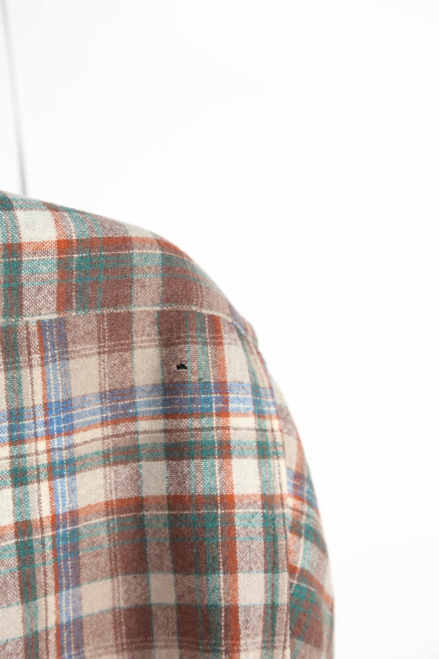 Made in USA Brown Plaid Pendleton Lodge shirt - M