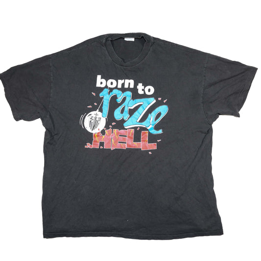 "Born to Raze Hell" Vintage t-shirt - XL/XXL