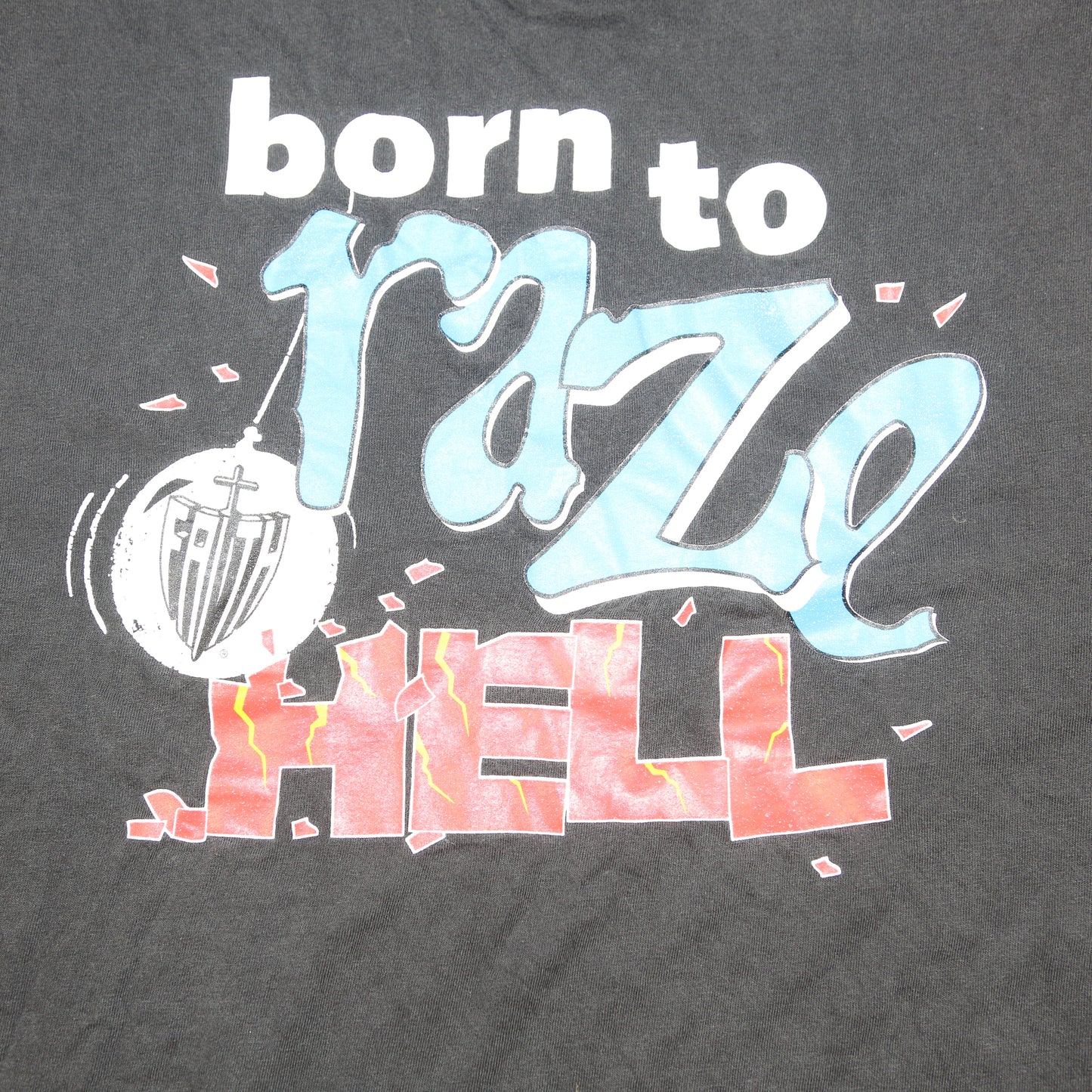 "Born to Raze Hell" Vintage t-shirt - XL/XXL