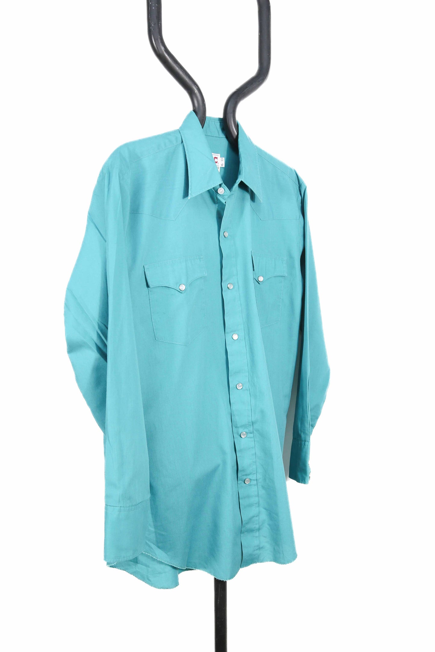 90s Green HbarC Western Shirt - L