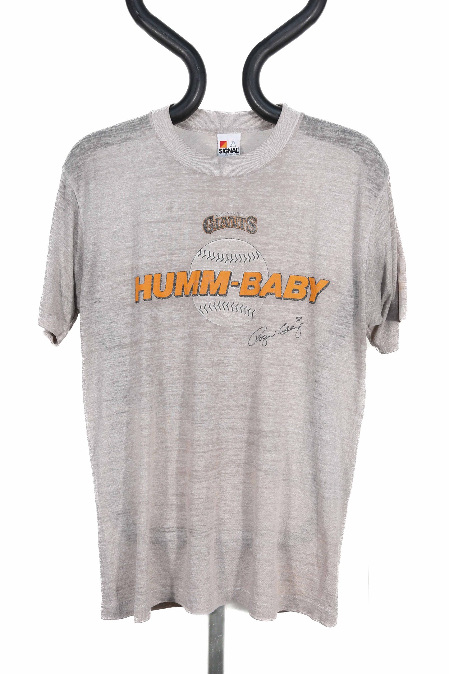 1980's "Humm-Baby" Roger Craig San Fransisco Giants T-shirt - L