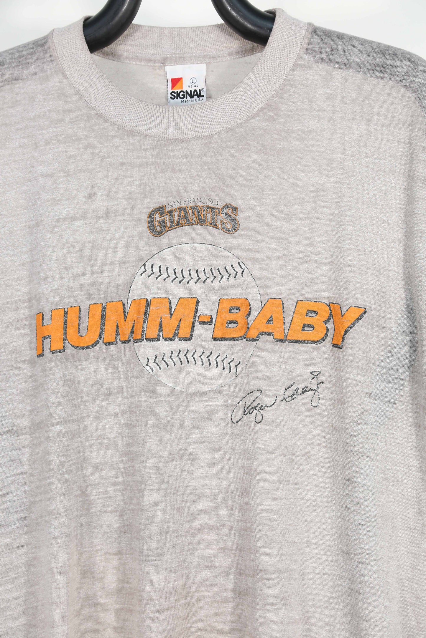 1980's "Humm-Baby" Roger Craig San Fransisco Giants T-shirt - L