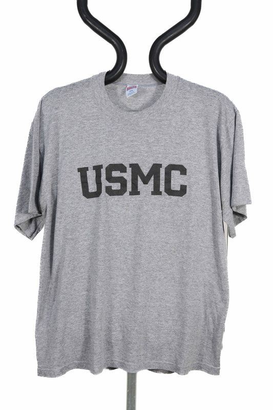 Soffe Made in USA USMC Grey Marine Corp t-shirt - L