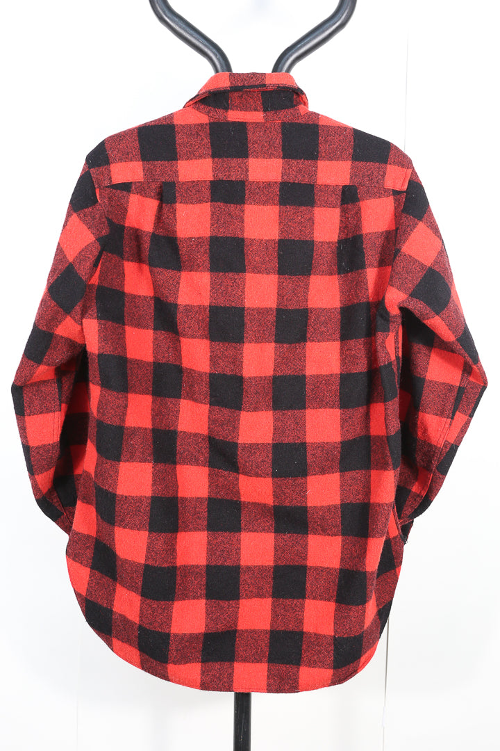 Made in USA Red Plaid Pendleton Outdoorsman shirt - M