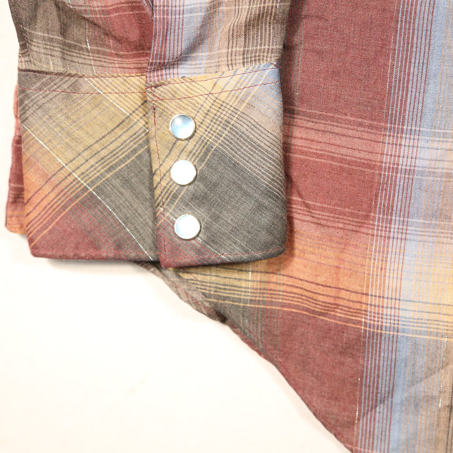 Campus 1970's Silver thread Western Shirt - XL