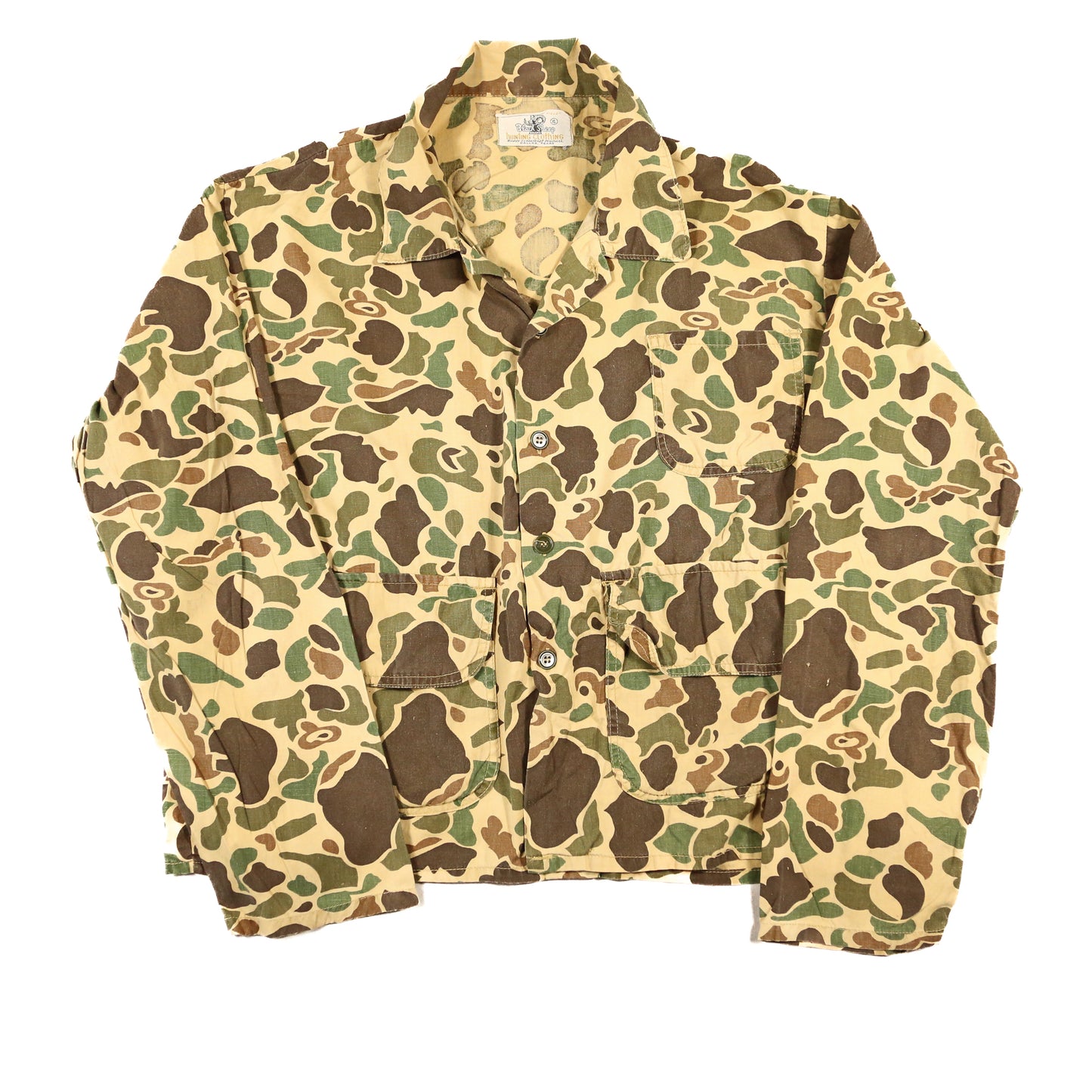 1970's Black Sheep Duck hunting camo Shirt - L