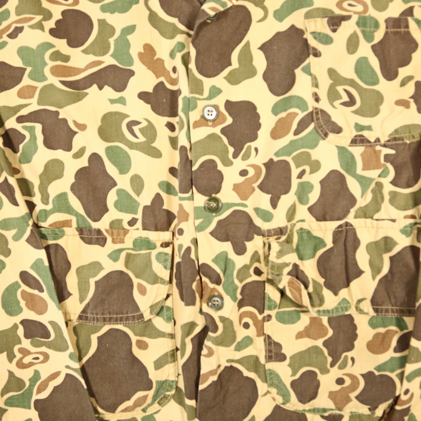 1970's Black Sheep Duck hunting camo Shirt - L