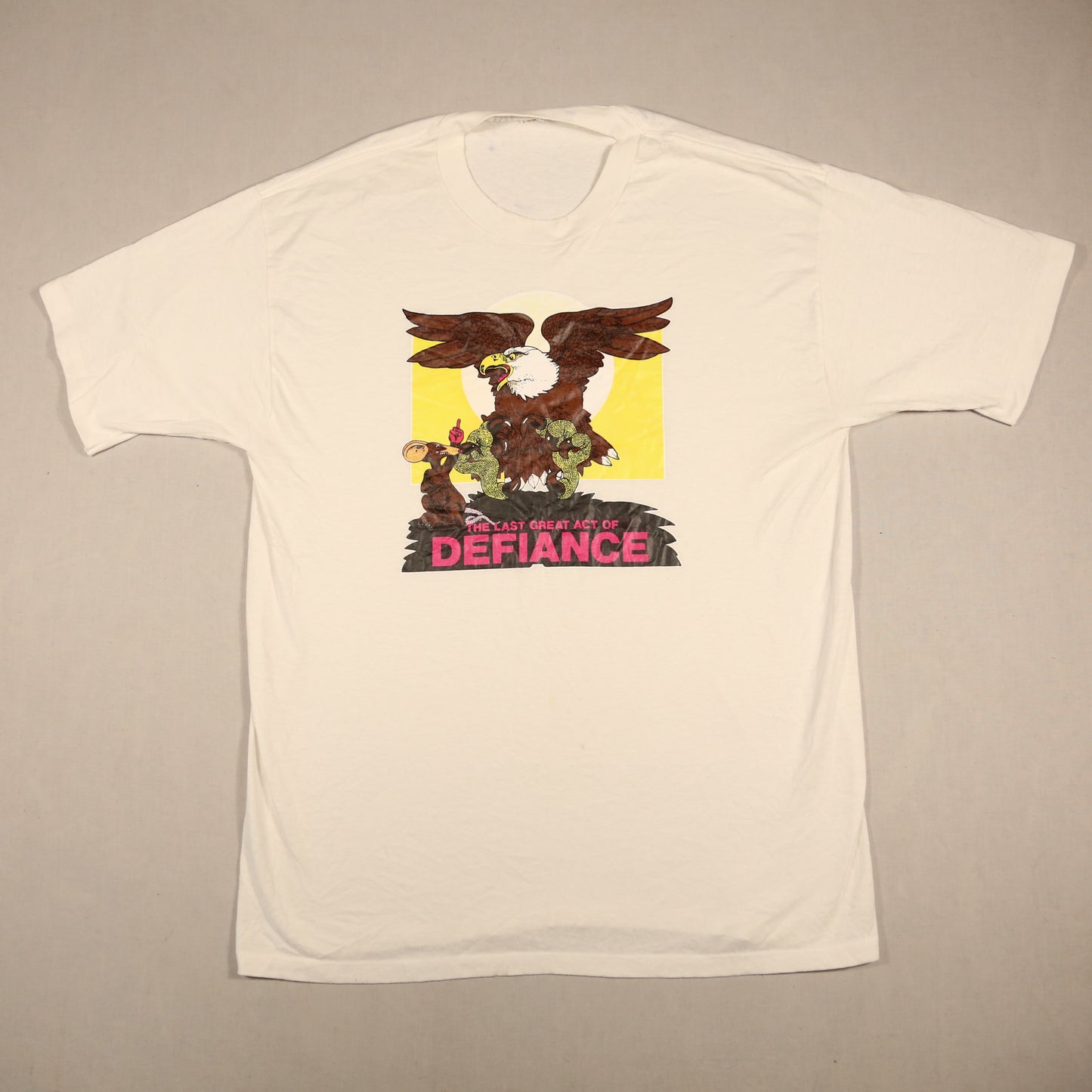 1970's Single Stitch "The Last Great act of defiance" t-shirt - M