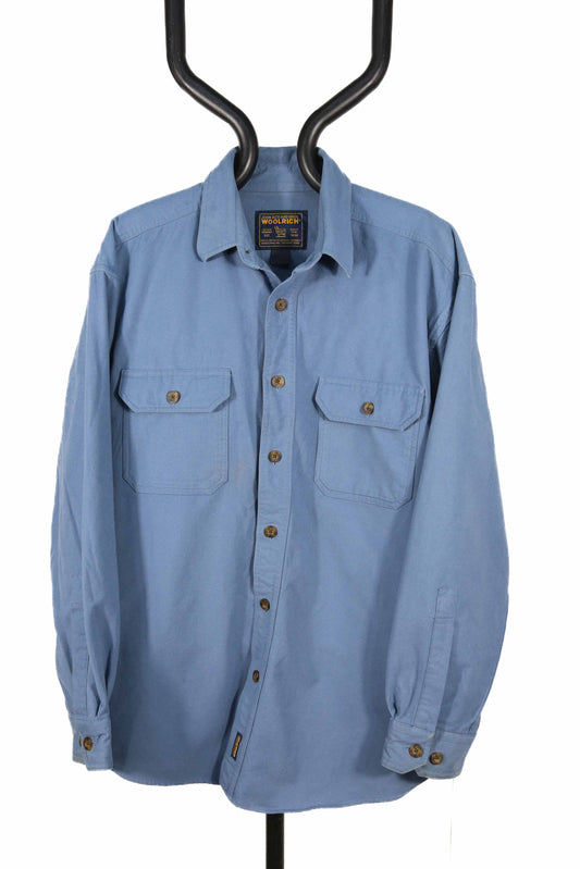 Blue Woolrich Brushed Cotton Shirt - XL/XXL