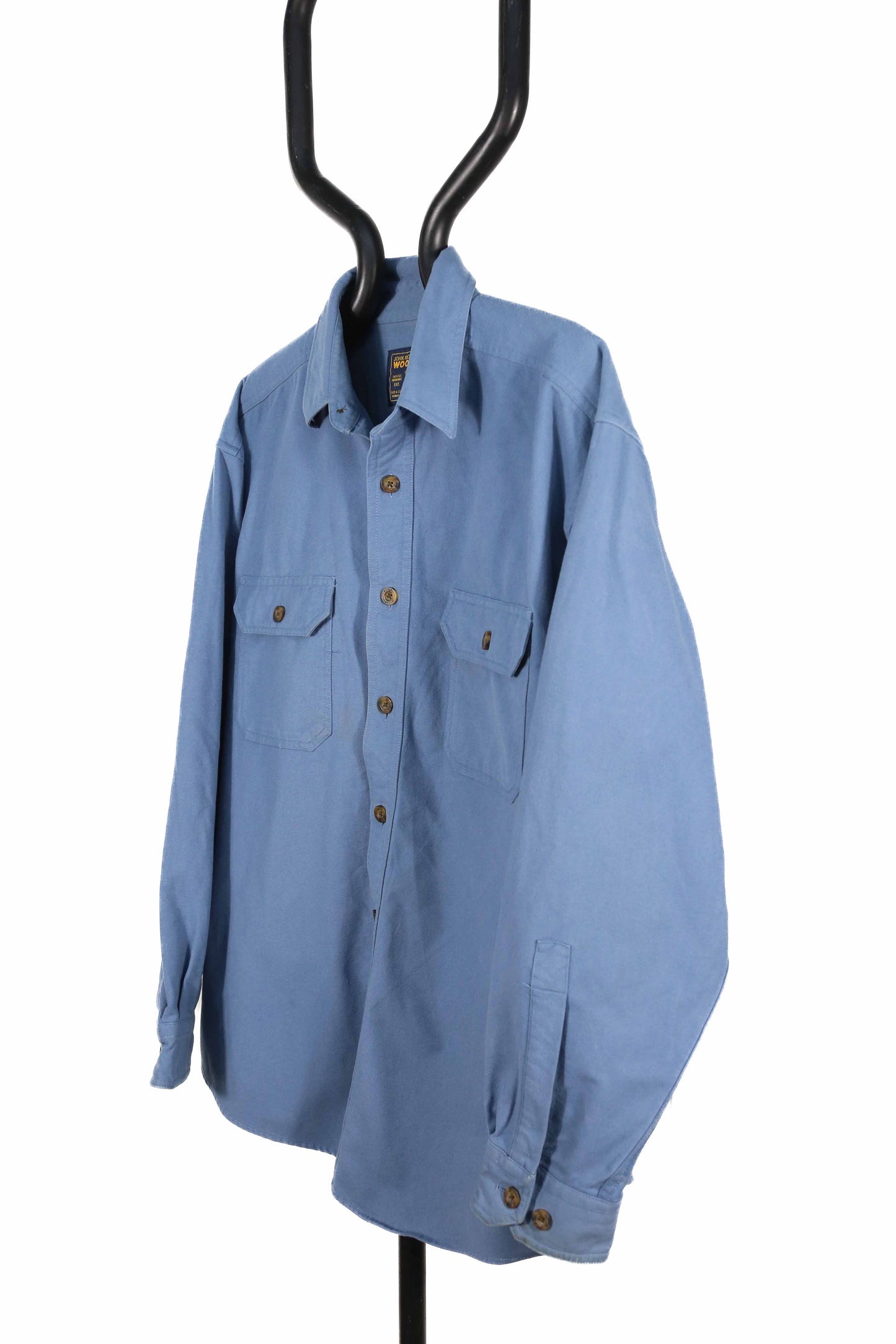 Blue Woolrich Brushed Cotton Shirt - XL/XXL