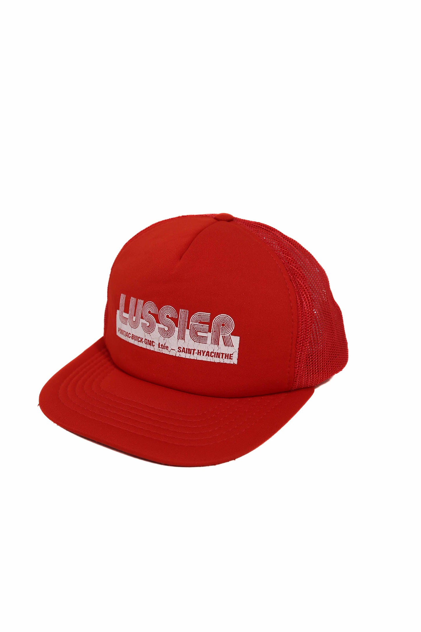 Lussier Red Trucker Hat