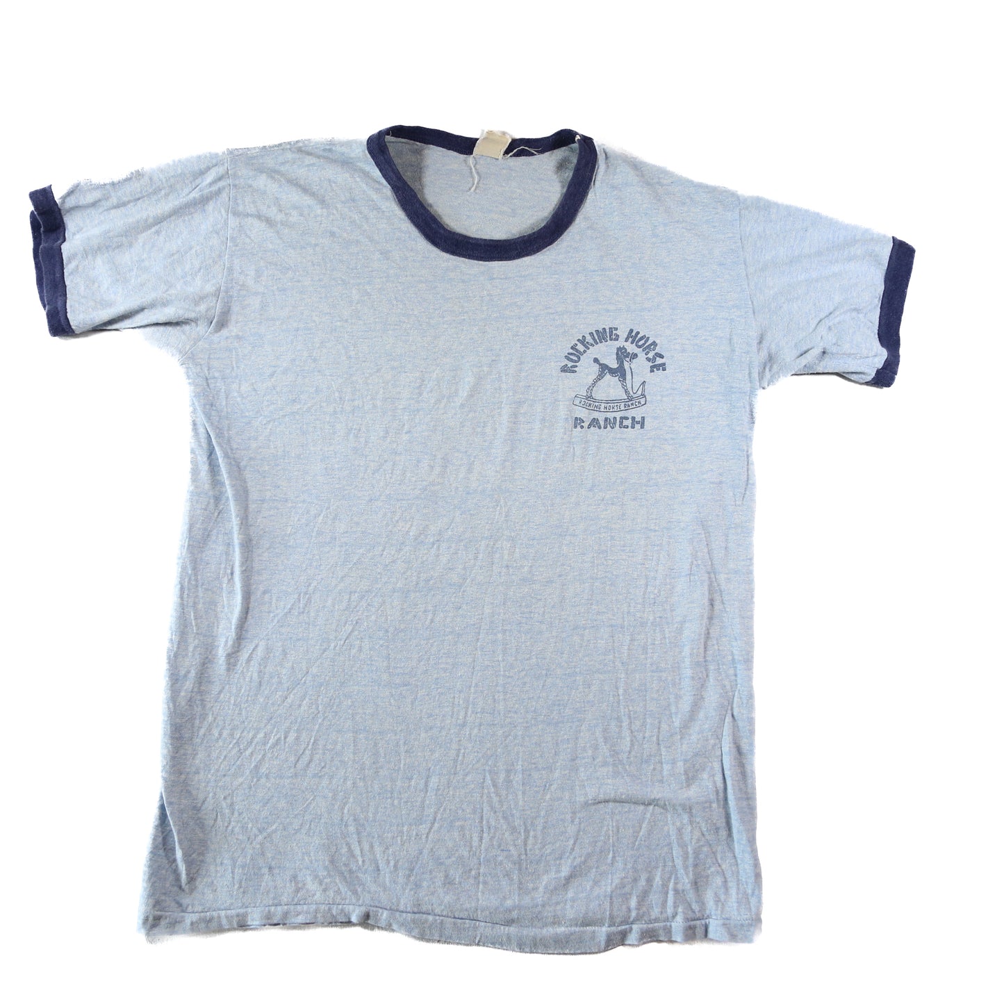 1970s "Rocking Horse Ranch" Ringer t-shirt - S