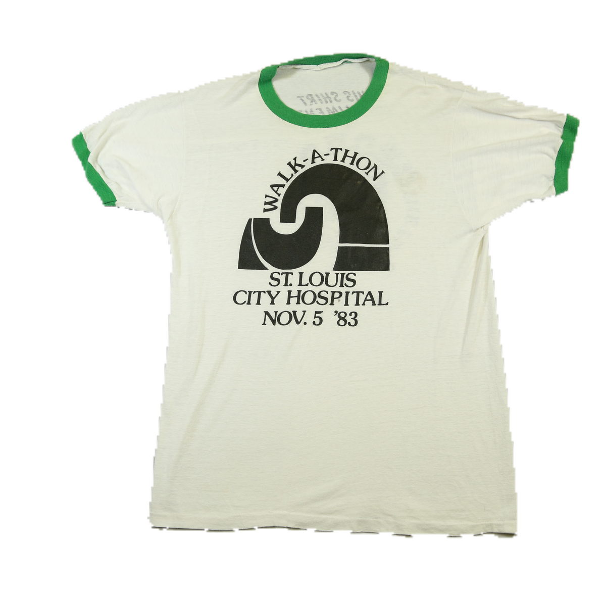 1983 Walk-a-thon Ringer Tee - XS/S