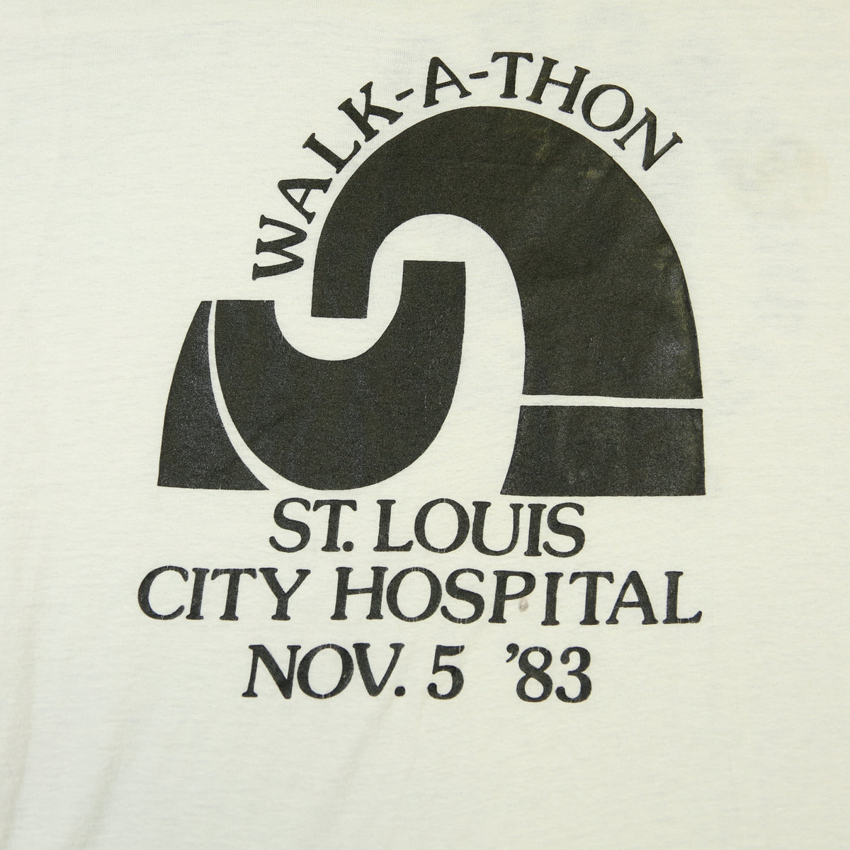 1983 Walk-a-thon Ringer Tee - XS/S