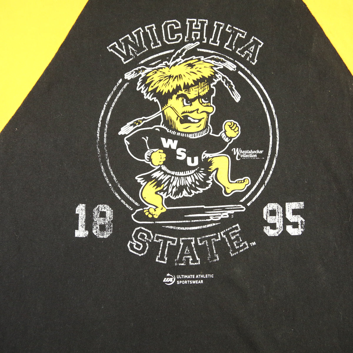 1995 Witchita State 3/4 sleeve tee - S