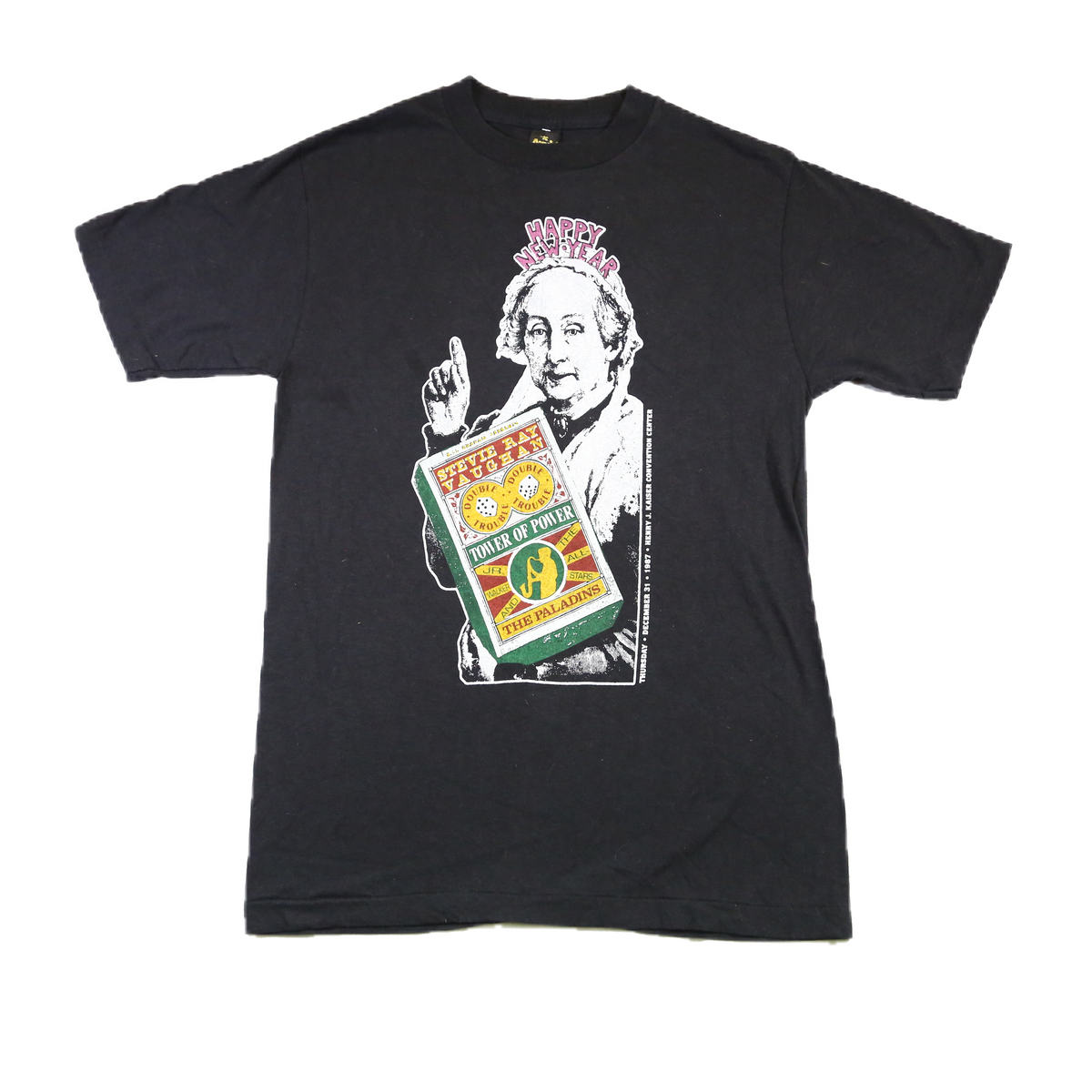 1987 Stevie Ray Vaughan/Tower of Power tour tee - XS/S