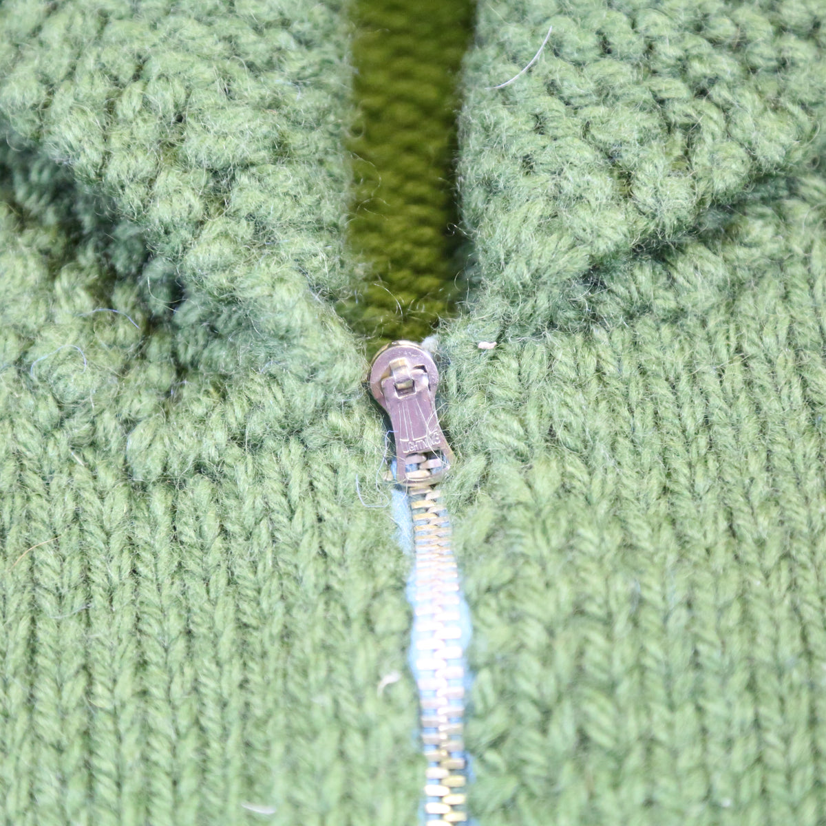 1950's Mary Maxim Moped themed Cowichan wool sweater - M