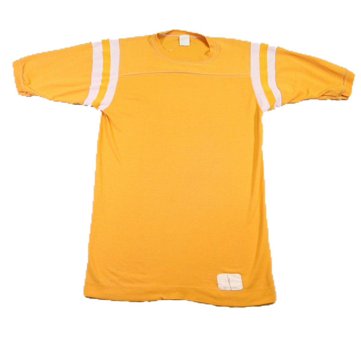 1980's Yellow Athletic t-shirt - S
