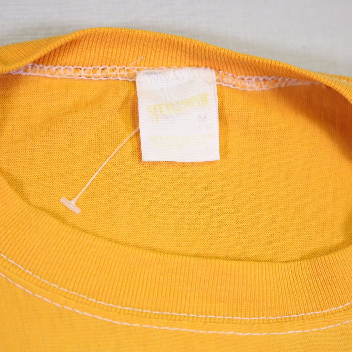 1980's Yellow Athletic t-shirt - S