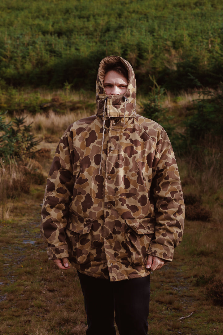 1980s Gamehide Hooded Heavy Waterproof Duck Hunting jacket - XL