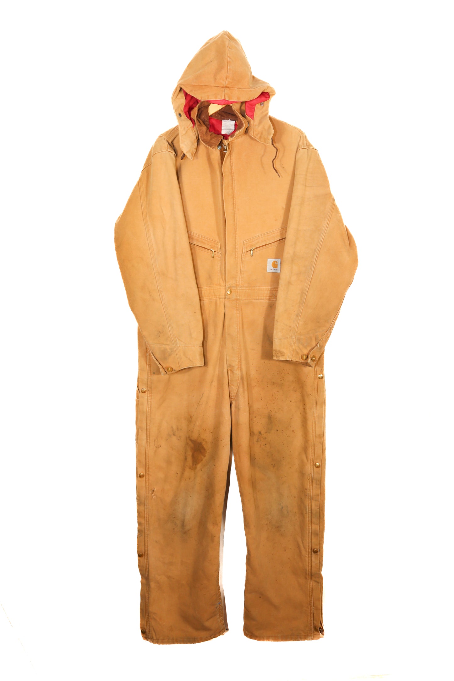 Carhartt Lined Coveralls With Hood 46 x 33 L/XL