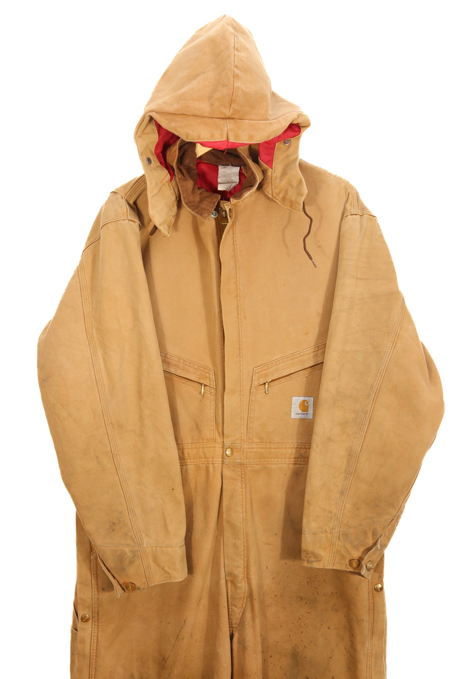 Carhartt Lined Coveralls With Hood 46 x 33 L/XL