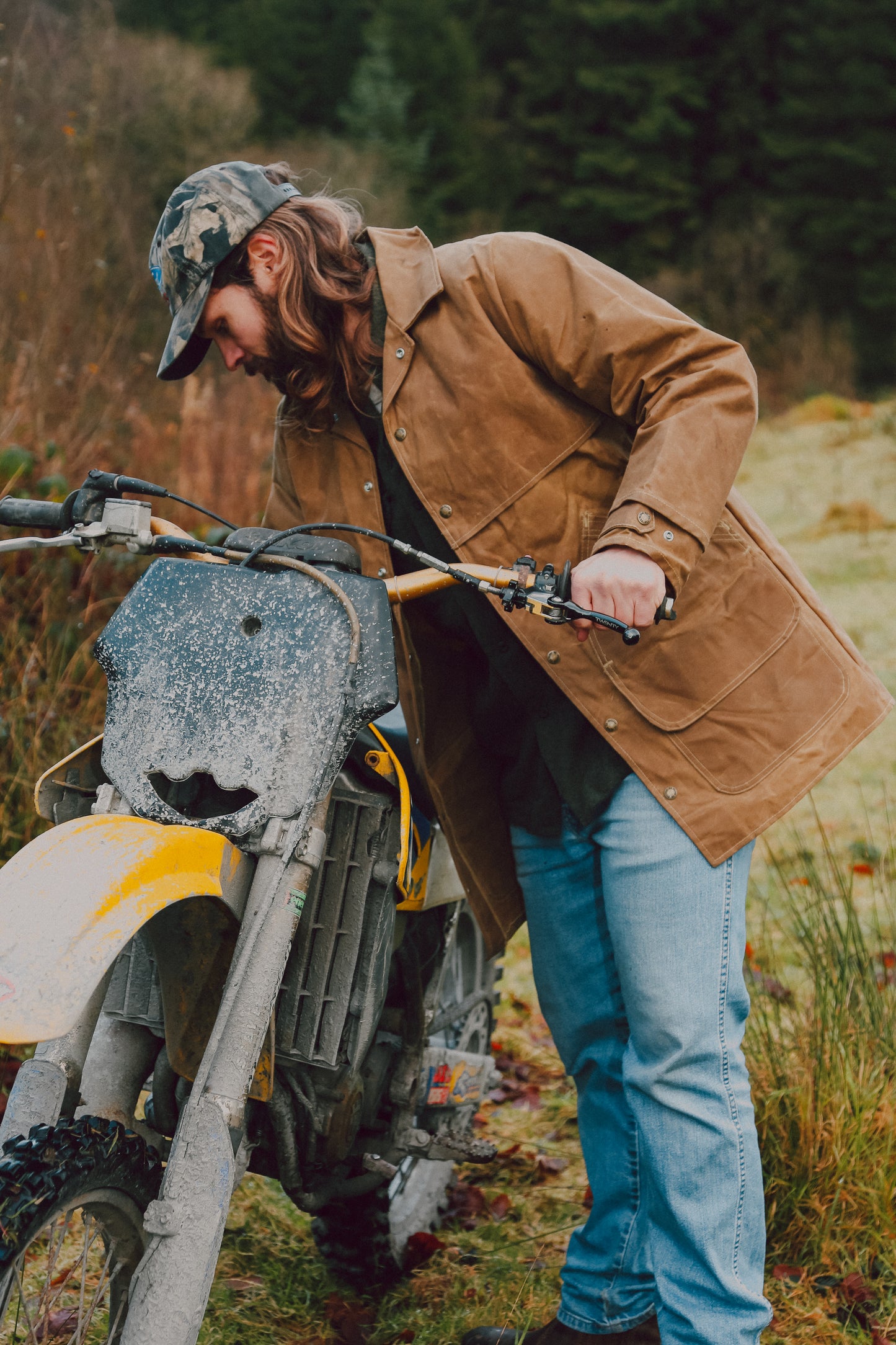 Unworn 1970s Filson Logger waxed jacket Style 68 - S/M