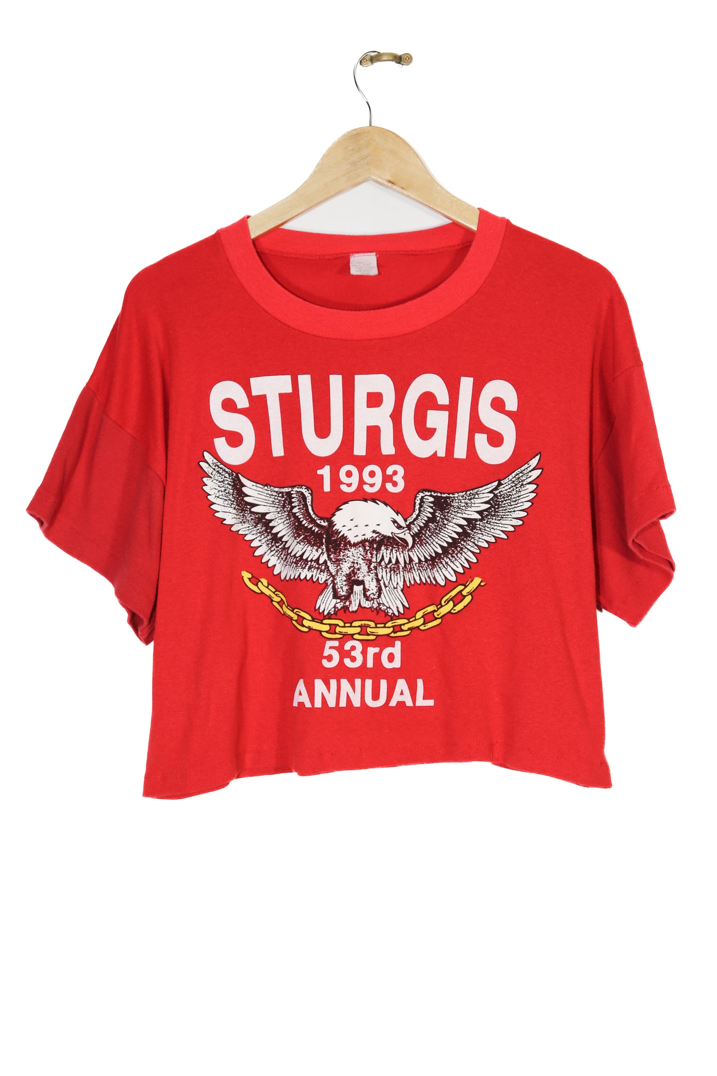 1993 Sturgis Cropped T-Shirt - M