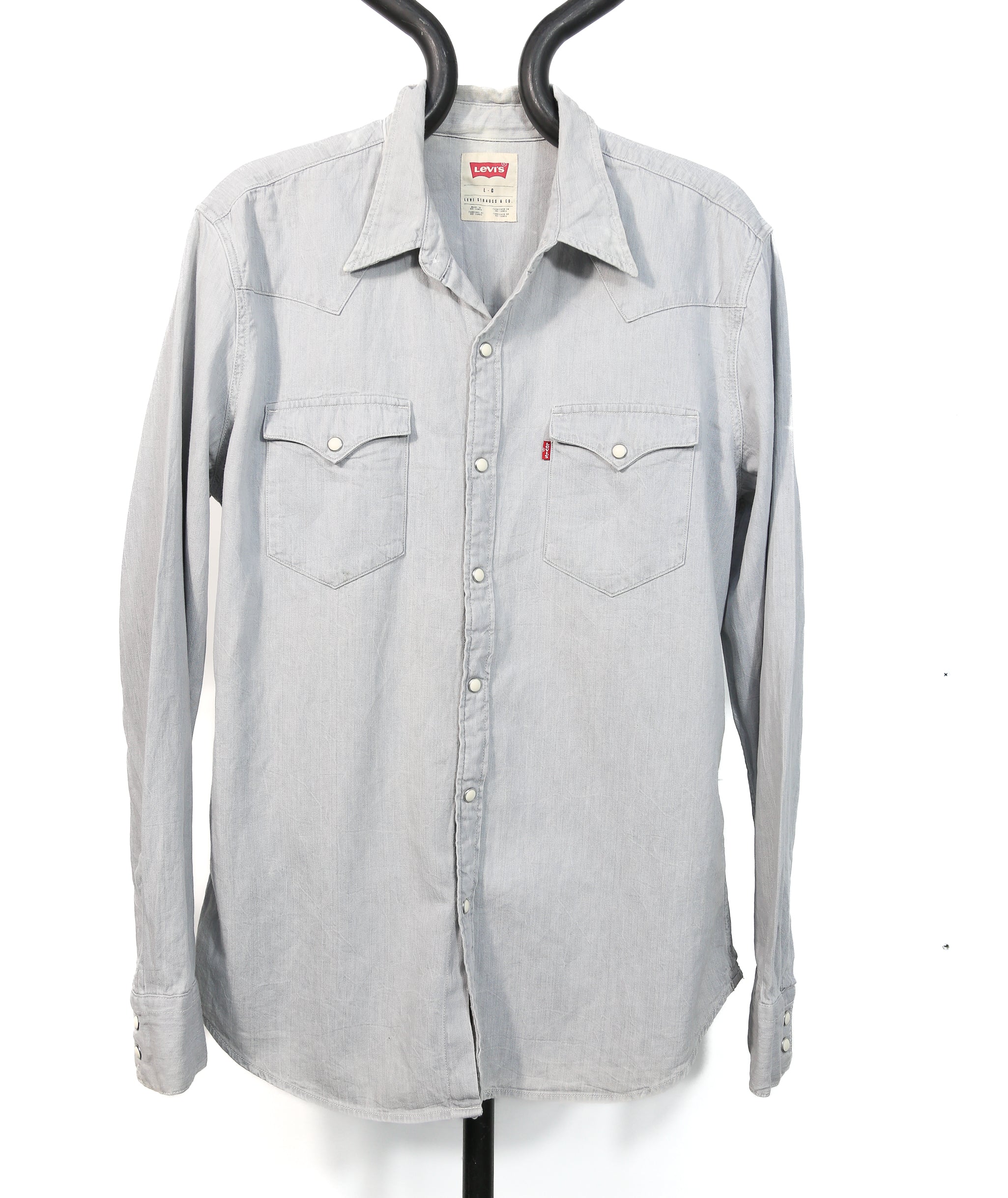 Levi's white denim clearance shirt