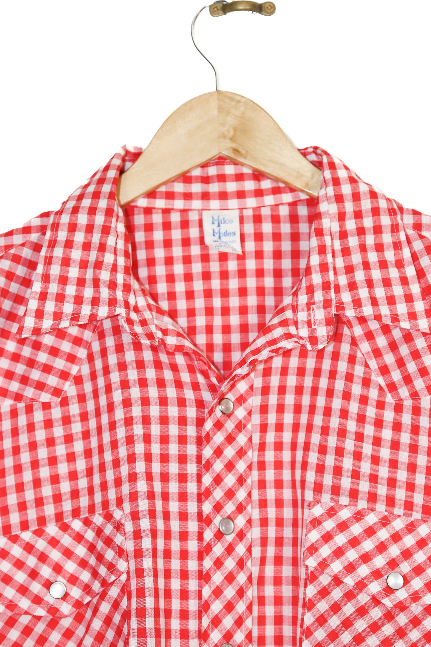 1950s Malco Modes Gingham Shirt - L/XL